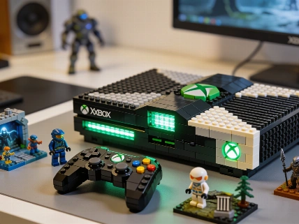 Mattel Reveals 1:1 Scale Buildable Xbox Set for 25th Anniversary Next-Gen Gaming Blog