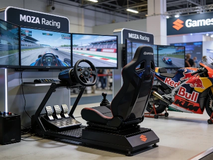 MOZA Racing unveils licensed sim hardware and AI tech at Gamescom 2026 Next-Gen Gaming Blog
