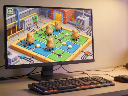CPU Computing Potatoes Unlimited demo brings programming puzzles to Steam Next-Gen Gaming Blog