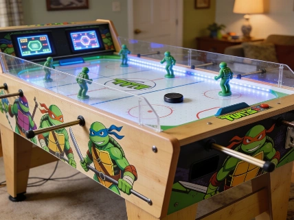 TMNT Sewer Hockey Turns Rod Hockey Into a Home Arcade Next-Gen Gaming Blog