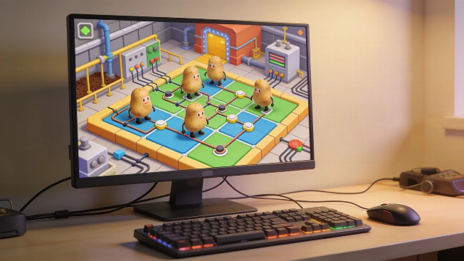 CPU Computing Potatoes Unlimited demo brings programming puzzles to Steam Next-Gen Gaming Blog