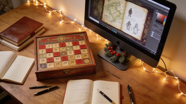 Advent of Adventure Solo RPG Calendar Nears End of Kickstarter Campaign Next-Gen Gaming Blog